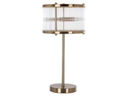 Stolová lampa Loiza, brúsená zlatá