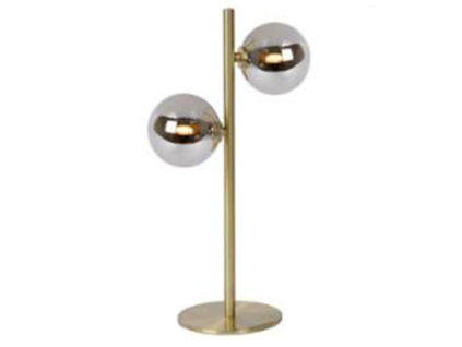 Stolová lampa Lise, brúsená zlatá