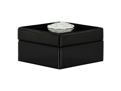 Úložný box Lune čiernobiely