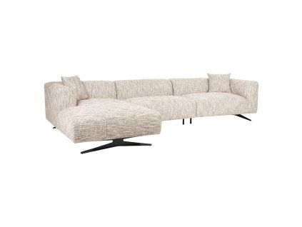 Pohovka Hoxton trendy nature 3-miestna + ležadlo ľavé