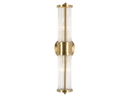 Nástenná lampa Lyan, brúsená zlatá