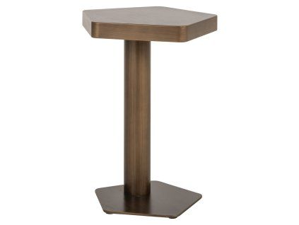 Rozkladací stolík Hexa, brúsené zlato