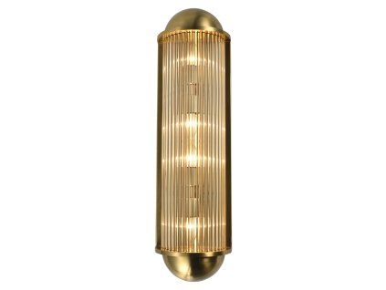 Nástenná lampa Leeza, brúsená zlatá