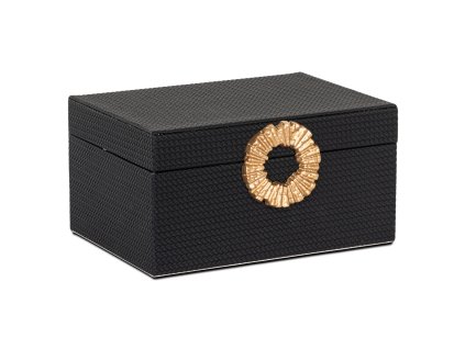Úložný box Amal čierno/zlatý, veľký