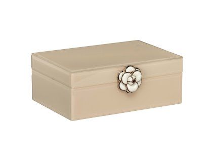 Úložný box Abbey slonovinová farba malý