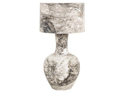 Stolová lampa Cecile čierna/biela