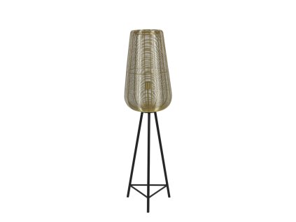Stojanová lampa trojnožka Ø37x135 cm ADETA zlatá+matná čierna
