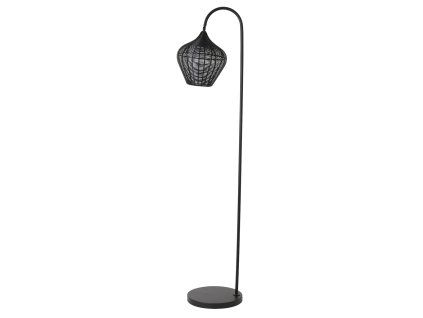 Stojaca lampa 35x30x160 cm ALVARO matná čierna