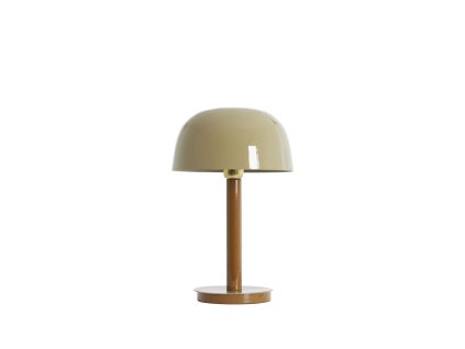 Stolová lampa Ø25x37 cm MARIVET piesková+hnedá