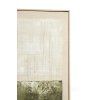 Nástenná dekorácia 60x3,5x80 cm MAREYA olivovozelená+krémová