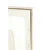 Nástenná dekorácia 80x3,5x80 cm NIEVES piesková+krémová