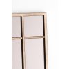 Zrkadlo 77x3x183 cm RINCON dymové sklo+zlato