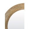 Zrkadlo Ø109,5x4,5 cm PIEDRE ratan hnedý