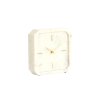 Hodiny 20,5x6x20,5 cm PABLIA mramor biely