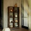 Stolová lampa 24x8x30 cm KELAFO drevo čokoládovo hnedá
