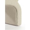 Puf 60x46x46 cm NAFYA buclé taupe