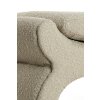 Puf 60x46x46 cm NAFYA buclé taupe