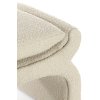 Puf 60x46x46 cm NAFYA buclé taupe