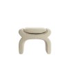 Puf 60x46x46 cm NAFYA buclé taupe