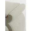 Puf 60x46x46 cm NAFYA buclé krém