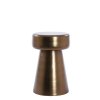 Príručný stolík Ø29x47 cm DAKWA lesklý hnedý bronz
