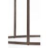 Konferenčný stolík S/2 Ø61x37+Ø76x41 cm TALCA tmavohnedý