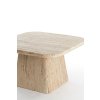 Konferenčný stolík 60x60x36 cm KEPAMI travertín pieskový