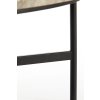 Konferenčný stolík 140x65x35 cm LOES mramor hnedo-čierny