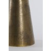 Príručný stolík Ø36x51 cm YNEZ travertín pieskový+antický bronz