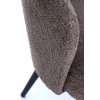 Stolička 68x67x72 cm DIEYDA hnedo-čierna