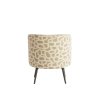 Stolička 68x67x72 cm DIEYDA taupe+béžovo-matná čierna