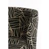 Stolička 68x67x72 cm DIEYDA čierno-biela+čierna