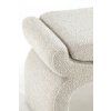 Puf 119x45x48 cm NAFYA buclé krém