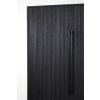 Skrinka 120x40x180 cm ABAGE drevo čierna