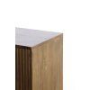 Skrinka 150x40x80 cm ABAGE drevo tmavohnedá