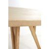 Jedálenský stôl Ø140x76 cm QUENZA mangové drevo prírodné
