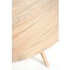 Jedálenský stôl Ø140x76 cm QUENZA mangové drevo prírodné