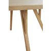 Jedálenský stôl Ø120x76 cm QUENZA mangové drevo prírodné