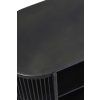 Otvorená skrinka 100x40x80 cm YINTHE čierna