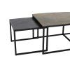 Konferenčný stolík S/3 max 120x60x45 cm KUMALU antický bronz