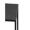Konzola S/2 max 120x25x80 cm BOCA surová olovnatá mravenčierna matná čierna