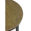 Stĺp Ø30x60,5 cm RETIRO matná čierna + surový antický bronz