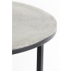Konferenčný stolík S/2 Ø67,5x39,5+Ø75x45 cm TALCA rw lead+ant lead