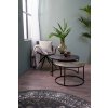 Konferenčný stolík S/2 Ø67,5x39,5+Ø75x45 cm TALCA rw lead+ant lead