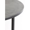 Konferenčný stolík S/2 Ø67,5x39,5+Ø75x45 cm TALCA rw lead+ant lead