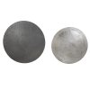 Konferenčný stolík S/2 Ø67,5x39,5+Ø75x45 cm TALCA rw lead+ant lead