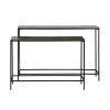 Konzola S/2 max 119x25x80,5 cm HARTSVILLE tmavohnedá bronz