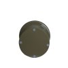 Príručný stolík Ø40x51 cm TABOA lesklá taupe