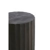 Stĺp Ø40x100 cm ELLENA drevo matné tmavo hrdzavé