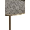Príručný stolík S/2 Ø32x51+Ø38x54 cm LIA tmavohnedo-bronzový